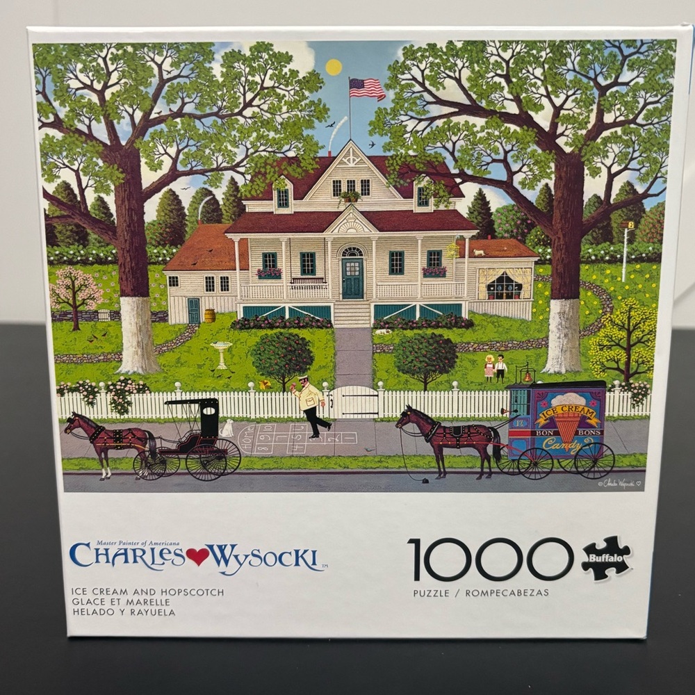 Buffalo Charles Wysocki Ice Cream and Hopscotch Puzzle